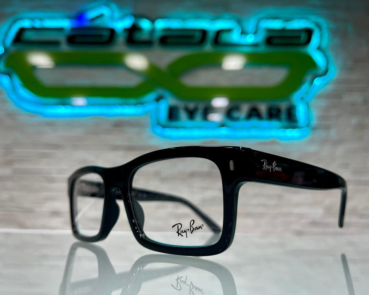 Montura Ray-Ban Negra Rectangular